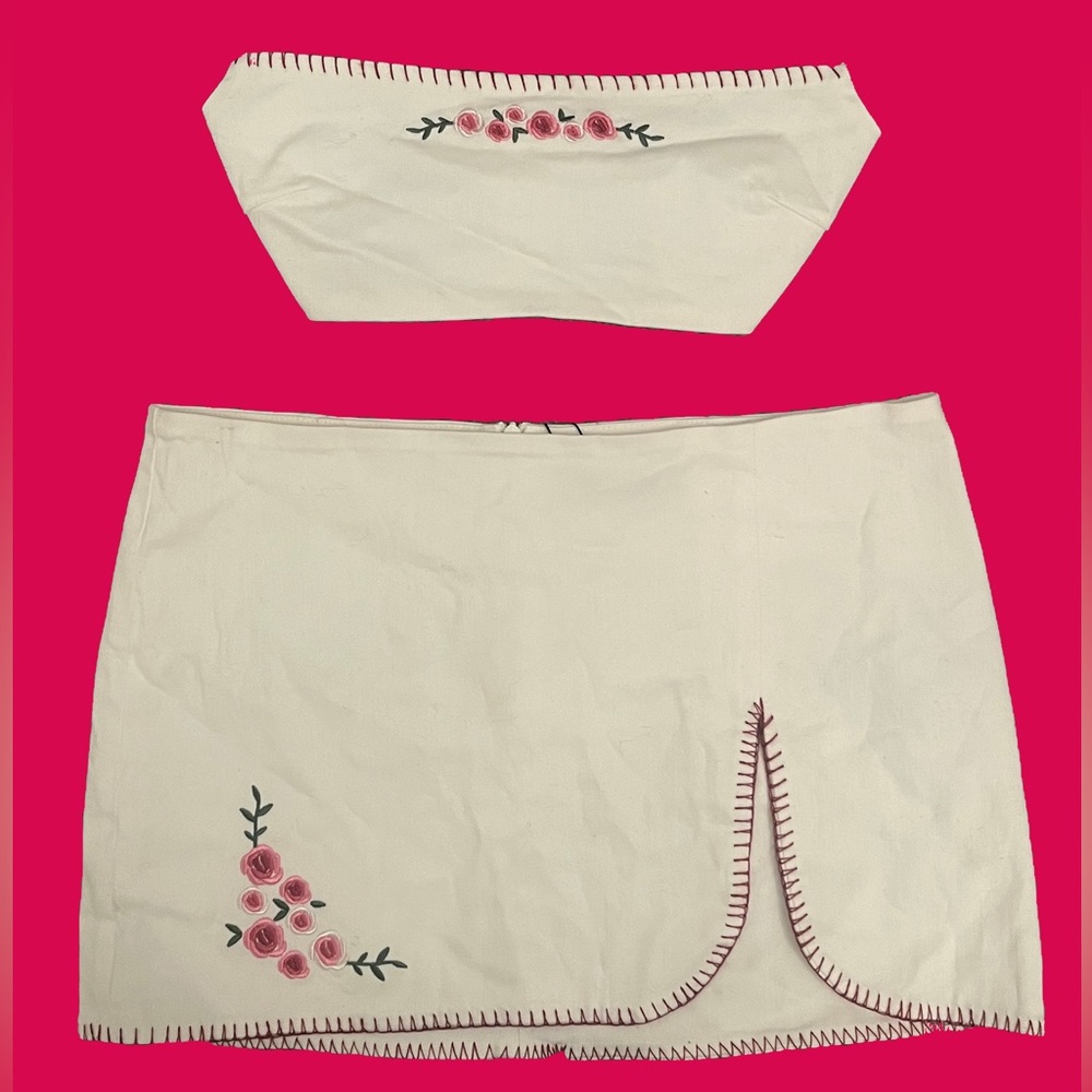 💘SOLD💘Edikted embroidered set